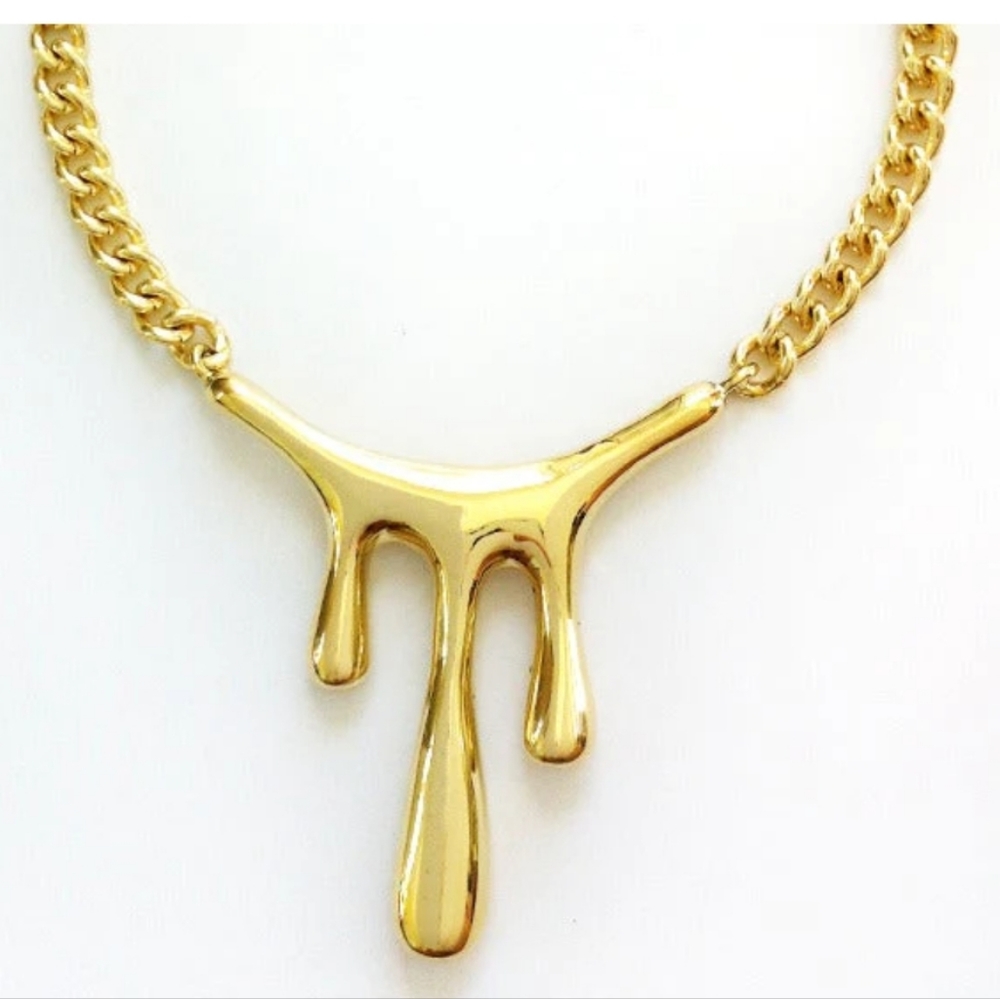 THE DRIP GOLD Necklace.Unisex - Picture 2 of 12
